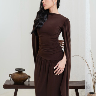 FAYANNA SPECIAL LUXE SLEEVE DRESS