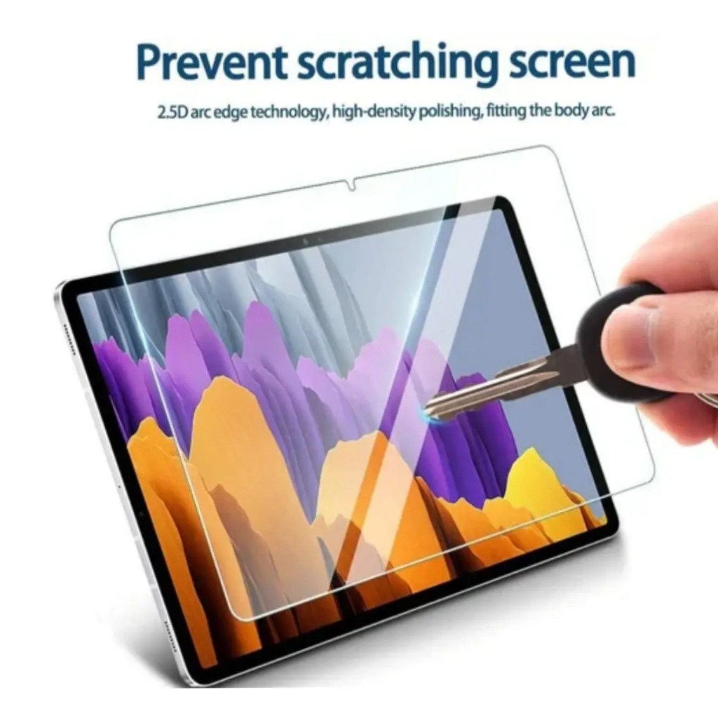 SAMSUNG Anti-Scratchกระจกนิรภัยป้องกันหน้าจอSamsung Tab A7 Lite T220 T225 Tab A7 2016 T285 Tab A8 20