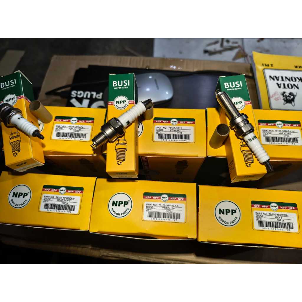 (PRICE สําหรับ 1 กล่อง) NPP SPARK PLUG NMAR8L-9 VARIO 160 NPR6EA-9 BEAT POP FI NPR8EA AEROX 155 NPR9