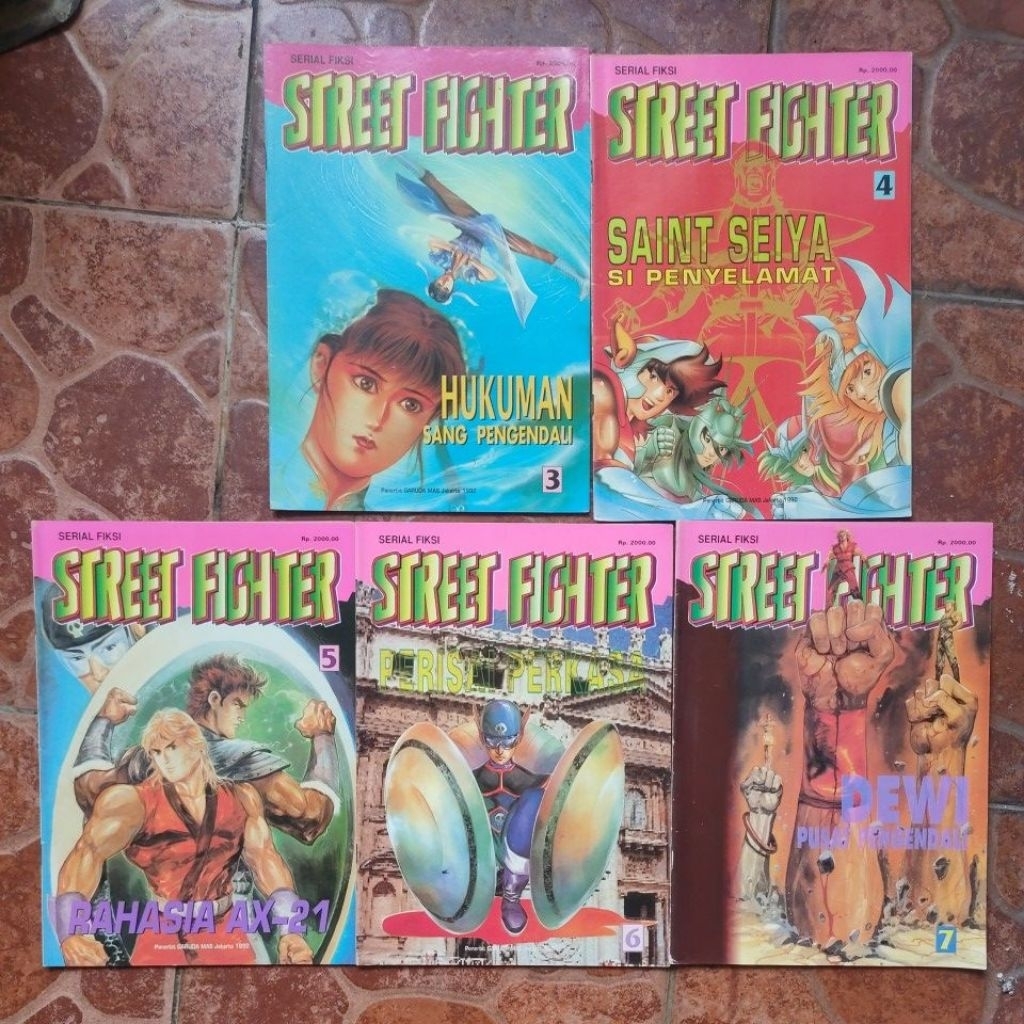 FICTION SERIAL COMIC "STREET FIGHTER" NUMBER: 3 - 7.