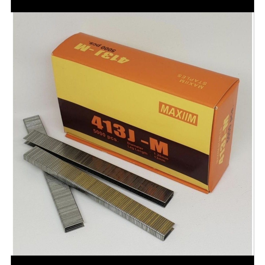 Maxiim Staples 413J รีฟิล Stapler เนื้อหา 413J 5,000 ชิ้น / กล่อง