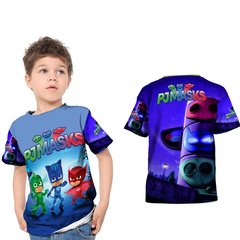 เสื้อยืดเด็ก PJ MASK Sublime Fullprint