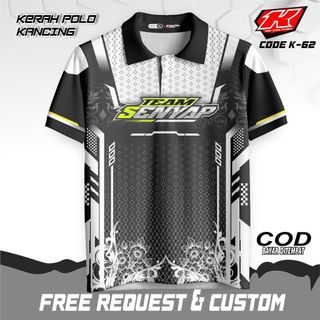 Jersey Premium Sport design keren Full Printing free custom nama nomor team dan sponsor II K-62