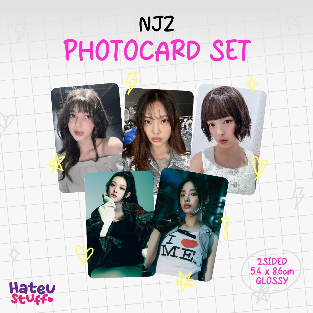 [SET 5 ชิ้น] NJZ Unofficial Photocard SUPERNATURAL, How Sweet, NJWMX, Get Up, OMG, Ditto