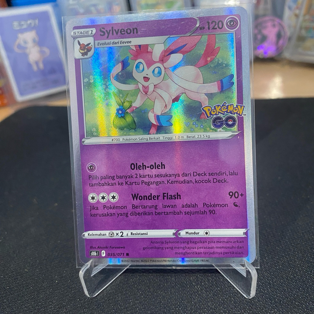 Sylveon 035 /071 Holo (s10b1) TCG Pokemon Go อินโดนีเซีย 2022