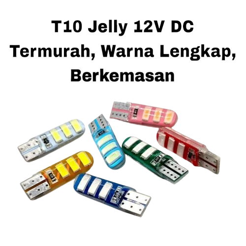 T10 ไฟ Led กระพริบเจลลี่