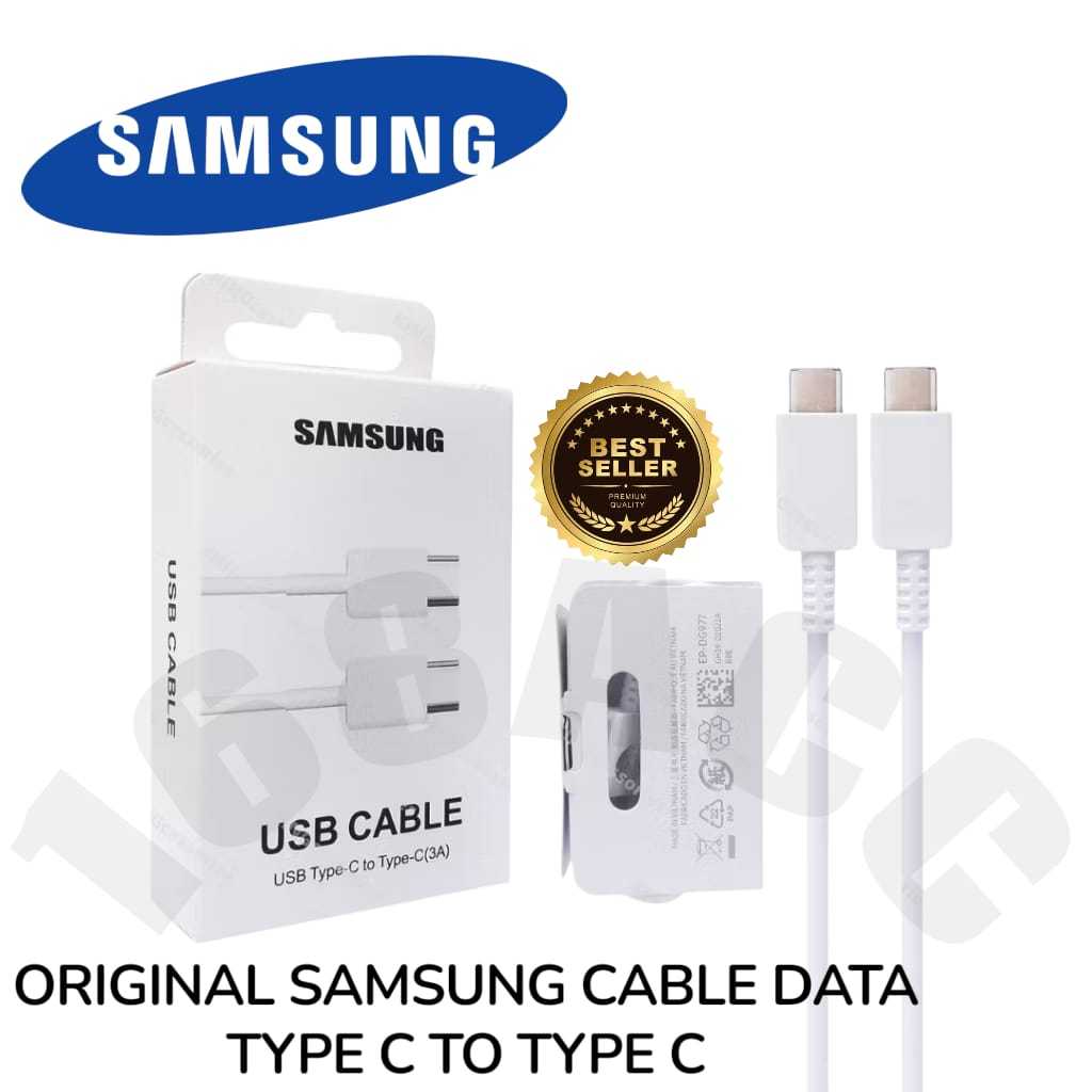 สายชาร์จข้อมูลเร็วสุด Samsung 45W Type C ถึง Type C ดั้งเดิม