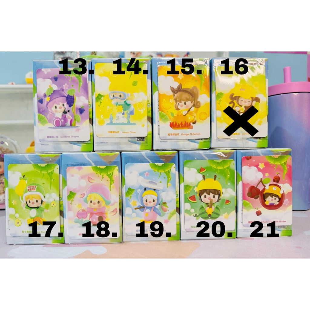 พวงกุญแจ GANTUNGAN//SECTED ต้นฉบับ Popmart//Sweetbean//Dimio//Nyota