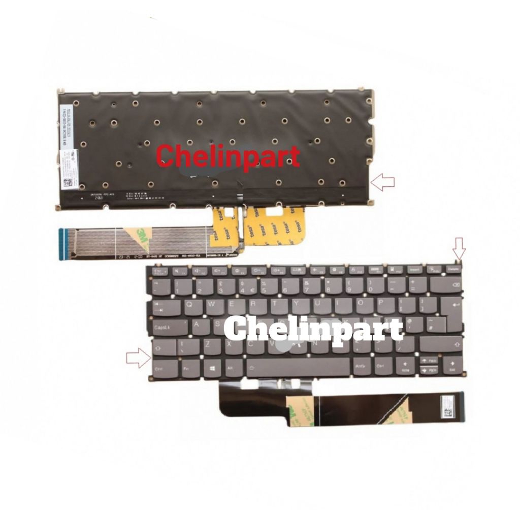 Flex คีย์บอร์ด 5G-14Q8CX05 82AK IdeaPad 5G-14Q8X05 82KF โยคะ 5G-14Q8CX05 81 XE Non Backlight