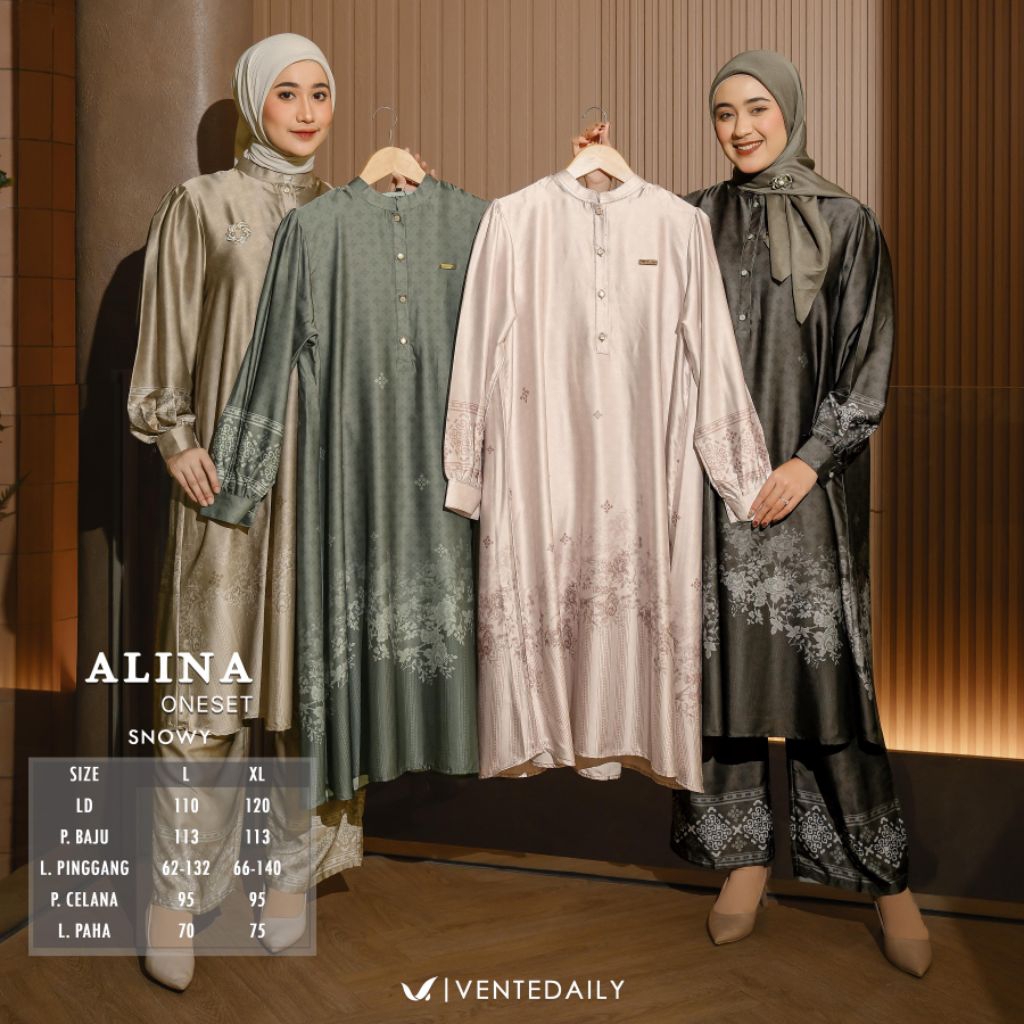 [ ใหม่ ] ALINA WOMENS ONESET BY SENTEDAILY // MUSLIM FASHION // SESYA ONE SET BY SENTE