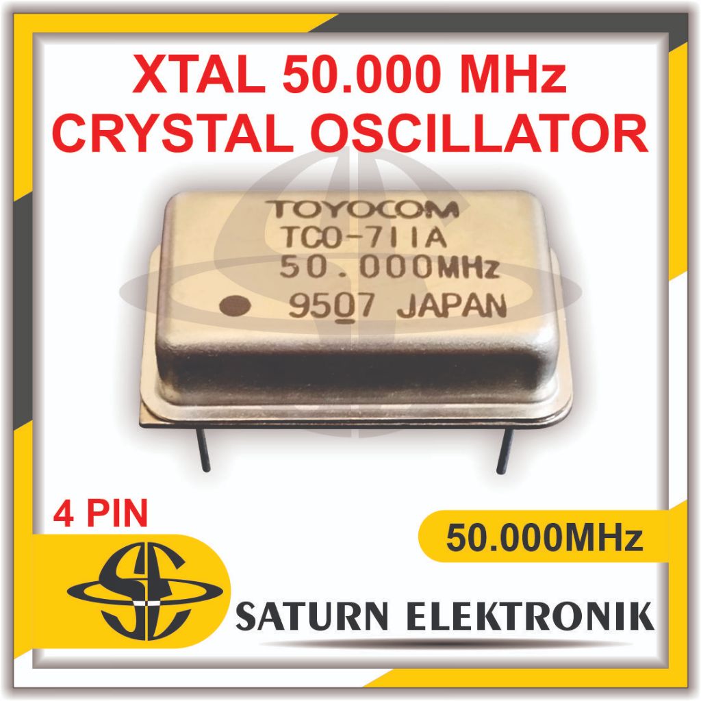 XTAL 50,000 MHz CRYSTAL OSCILLATOR 4 PIN
