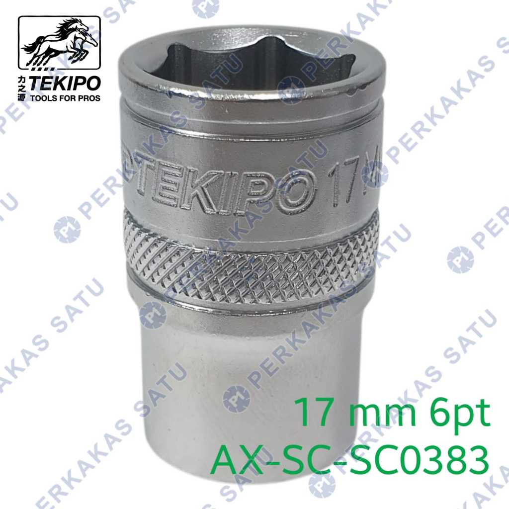 MATA 1/2" X 17MM 6PT TEKIPO AX-SC-SC0383 17 MM 6 PT SOCKET SOK SHOCK