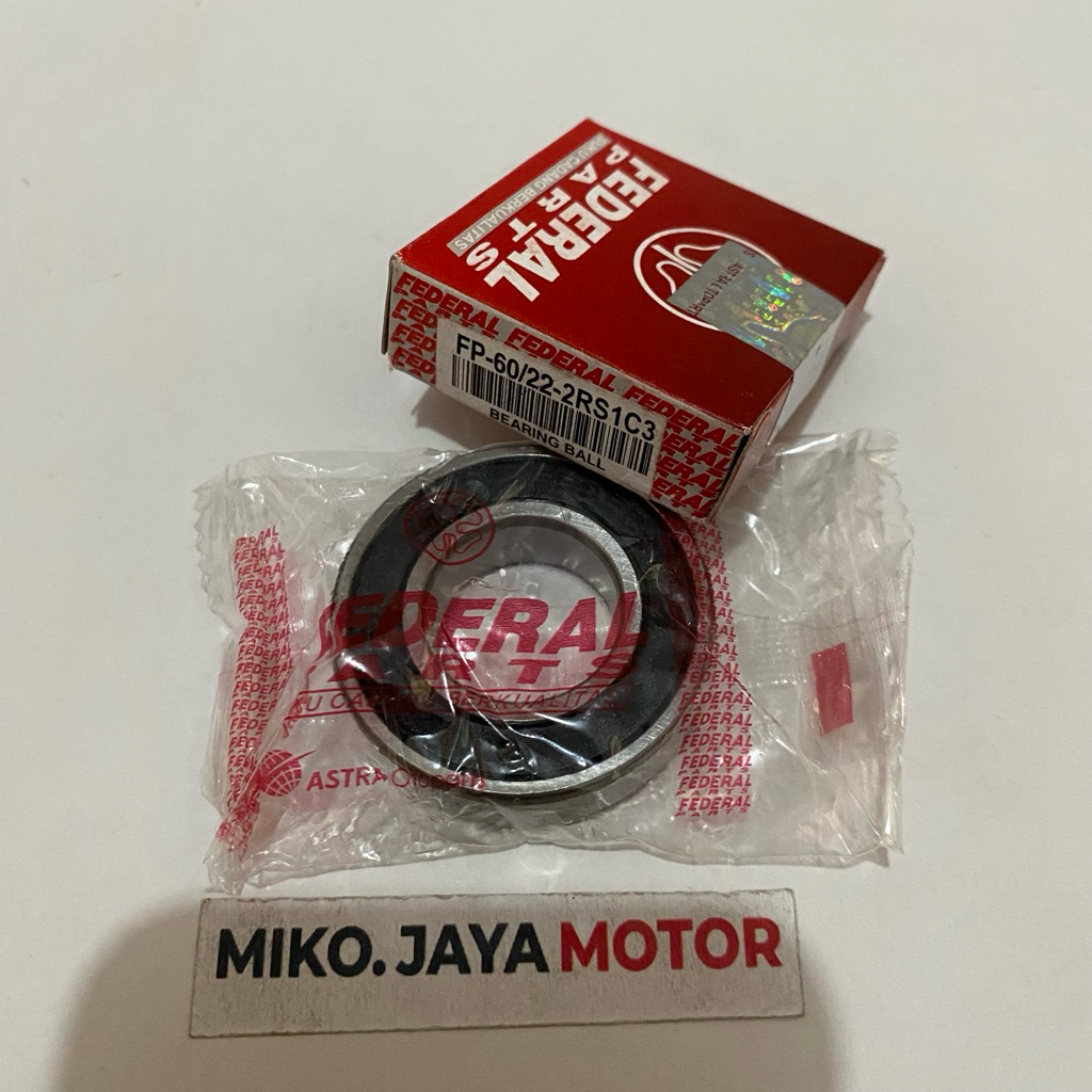 ลูกล้อหลัง FP-60/22-2RS1C3 60/22 BEAT FI SCOOPY FI SPACY FI ORIGINAL FEDERAL