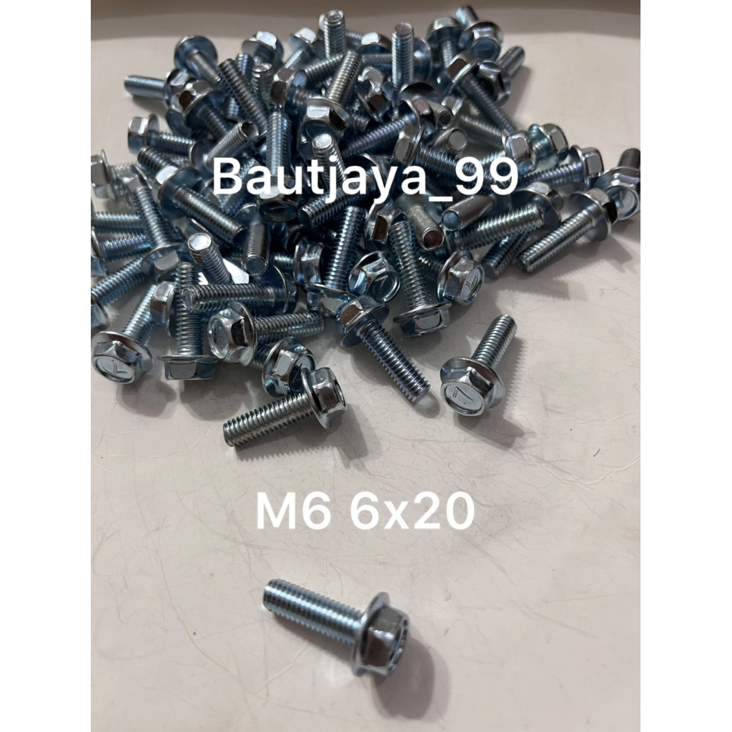 หน้าแปลน Bolt M6/M6 Cap Bolt Key 10 6x20