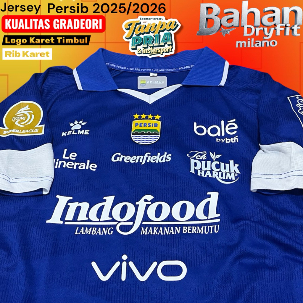 เสื้อ Persib Bandung GRADE0RI ซีซั่น 2025/2026