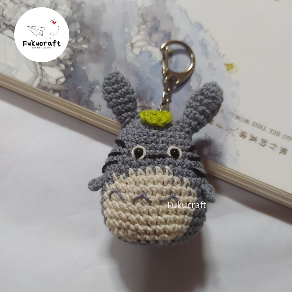 TOTORO CROCHET KEYCHAIN KNITTED GIBLI