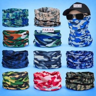 Pakar [Pack 6pcs] Masker Leher Motif Camo Loreng Random | Bandana Outdoor Seamless – Favorit Pecinta Loreng