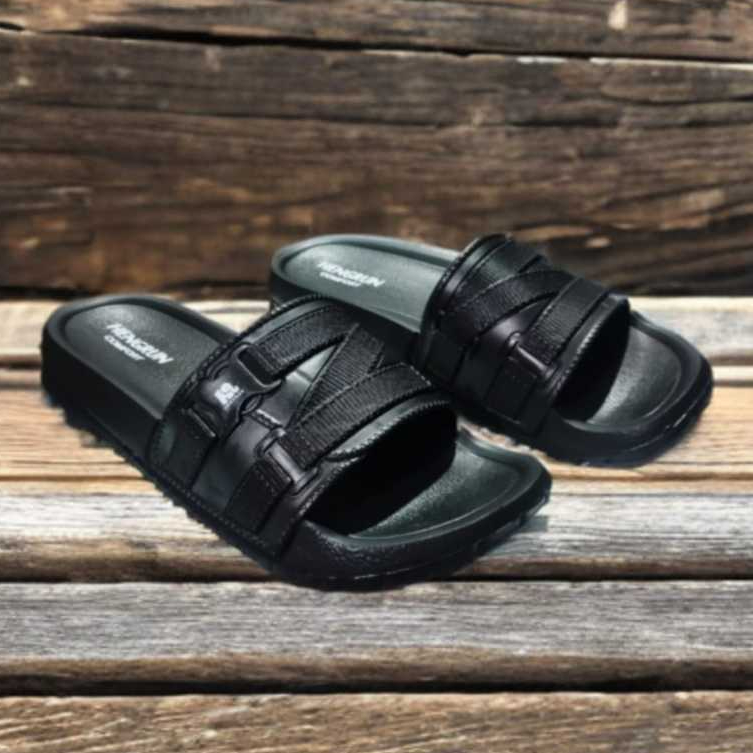 HENGRUN รองเท้าแตะผู้ชาย EVA RUBBER SLIP-ON, LAST และ CURRET