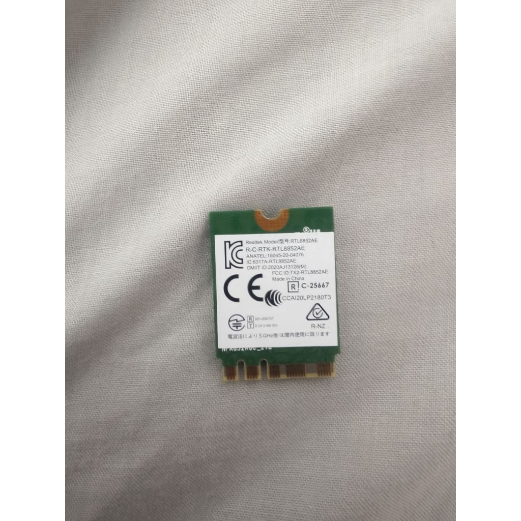 Realtek WiFi 6 RTL8852AE การ์ดเครือข่ายไร้สาย BT 5 M.2 | เซคอน