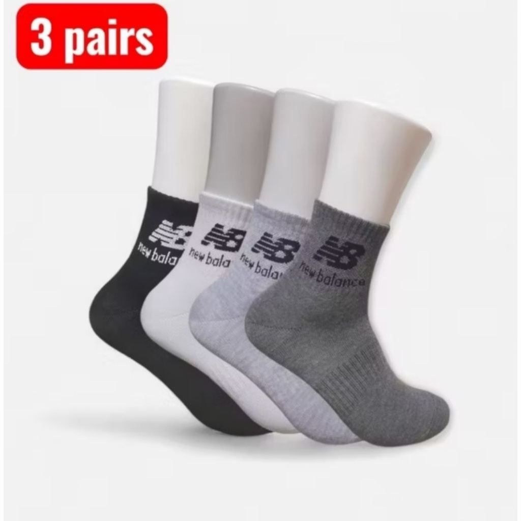 NB QUARTER ถุงเท้ากีฬา unisex ต่อ 3 คู่