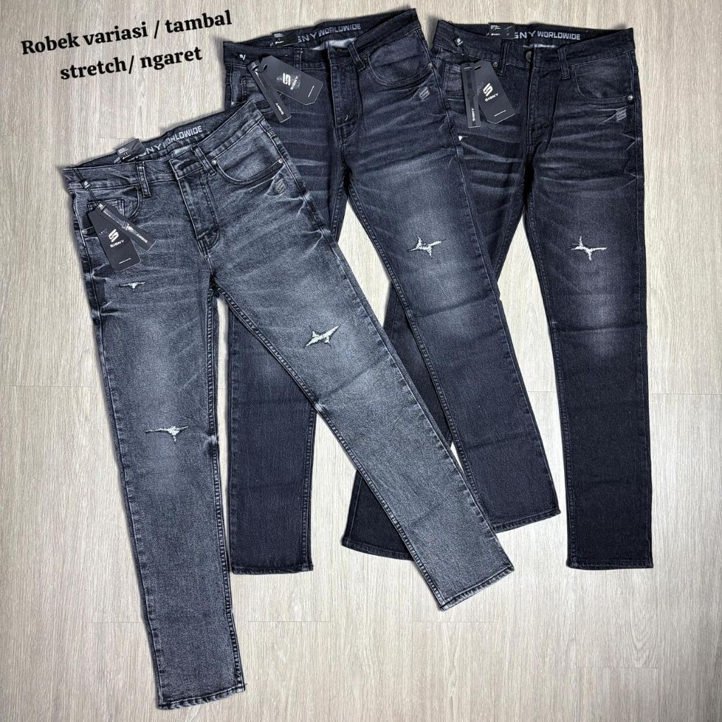 Ripped JEANS มีซับใน กางเกงยีนส์ ORIGINAL SIGNY