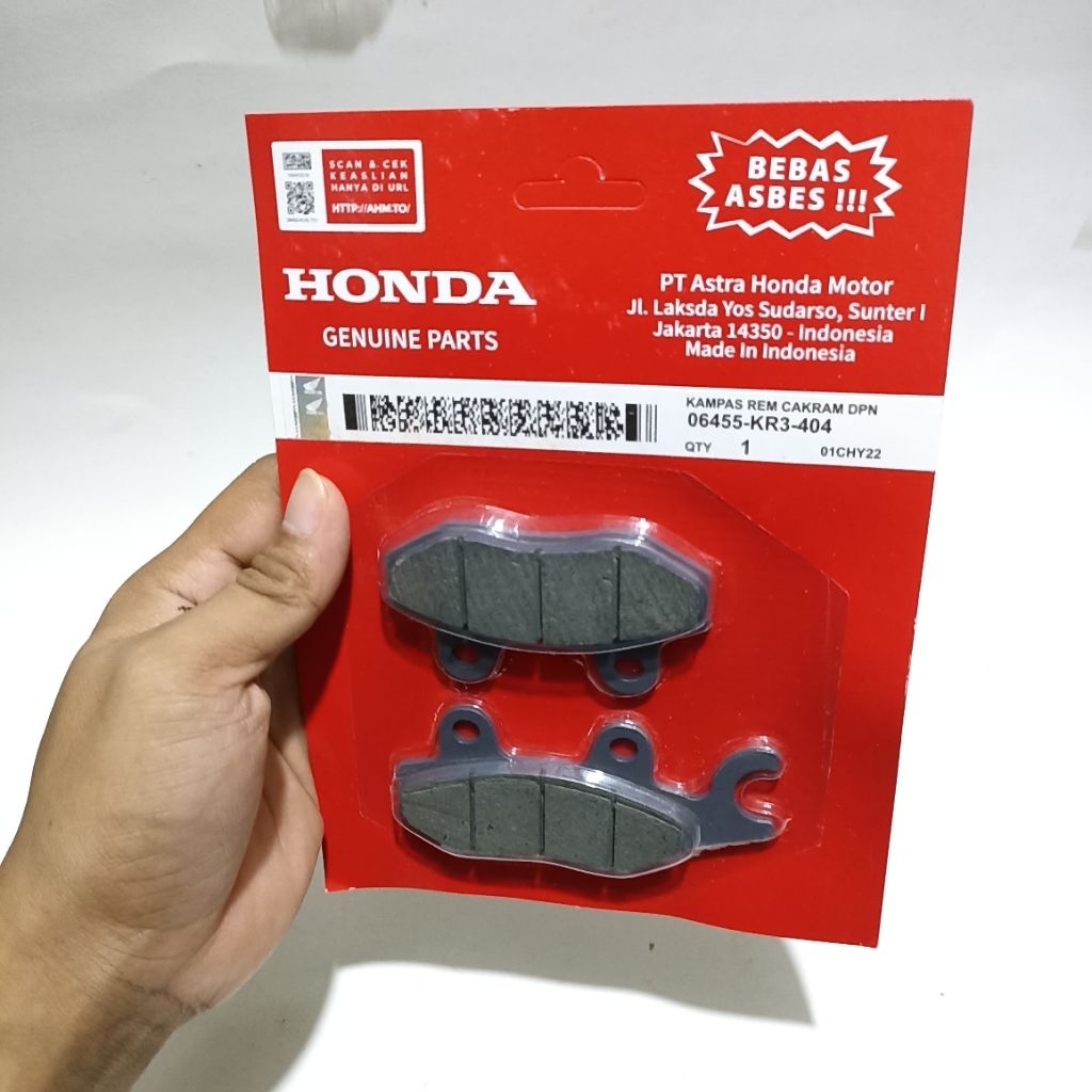 FRONT DISPAD KHARISMA, SUPRA X 125 REVO ABS KR3