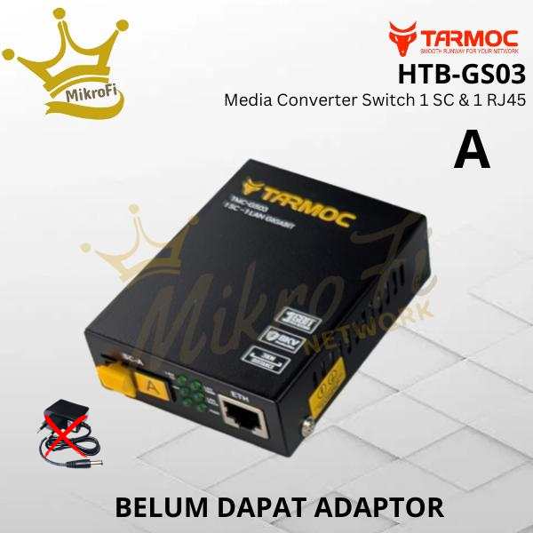 Tarmoc TMC-HTB-GS-03-A | Media Converter 1FO 1LAN Gigabit ไม่มีอะแดปเตอร์ | ไม่ใช่ HTB Netlink