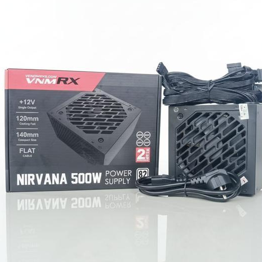 พาวเวอร์ซัพพลาย VENOMRX NIRVANA 500W PLUS WHITE / PSU VENOMRX 500W 80+