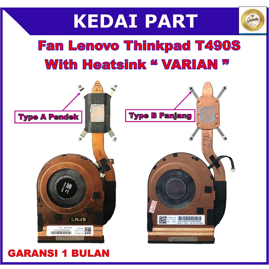 พัดลม Lenovo Thinkpad T490S 01AY994 01AY995 BAPA0704R5H Y003 EG50040S1-CG51-S9A ฮีทซิงค์