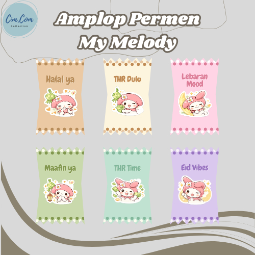 ซิม. COM - (20 ชิ้น) ซองอีดเด็กสีลูกกวาดน่ารักไม่ซ้ําใครและสุนทรียศาสตร์ MY MELODY