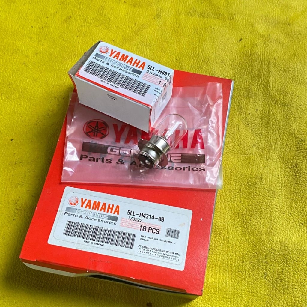 หลอดไฟหน้า yamaha 5LL-H4314-00 12 Volt/25w ดั้งเดิม