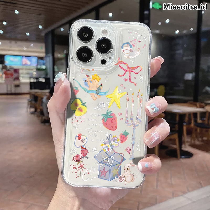 กรณี CASING CLEAR สําหรับ OPPO A1K A3 A3S A3X A5 A5S A6 A8 A15 A16 A17 A37 A38 A39 A52 A53 A54 A55 A