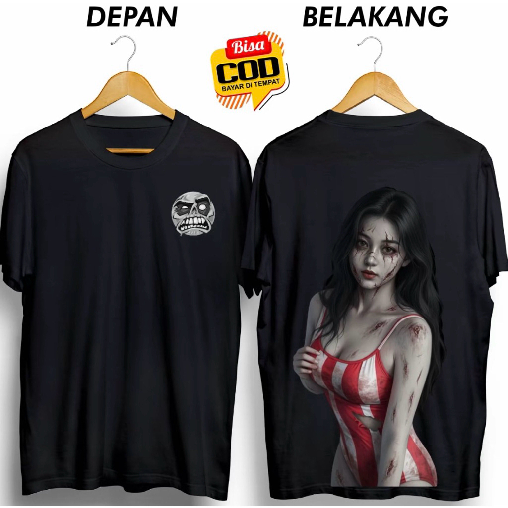 เสื้อยืด DISTRO สําหรับผู้ชาย GHOST, GIRL, BEAUTIFUL, SEXY, BLANG2 CLOTHES
