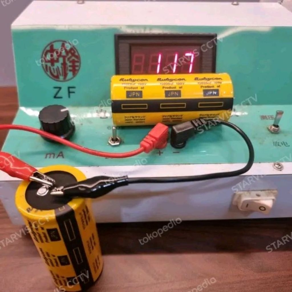 Elco 15000uf 100v rubycon japan สีเหลือง/เหลืองเดิม