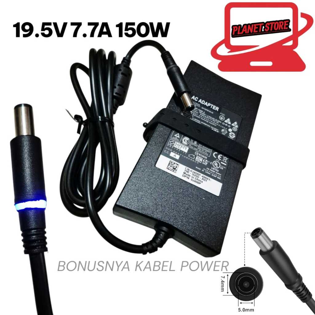 Alienware M14x R2 R1 M15X M17x R3 19.5V 7.7A 150W อะแดปเตอร์ชาร์จแล็ปท็อป