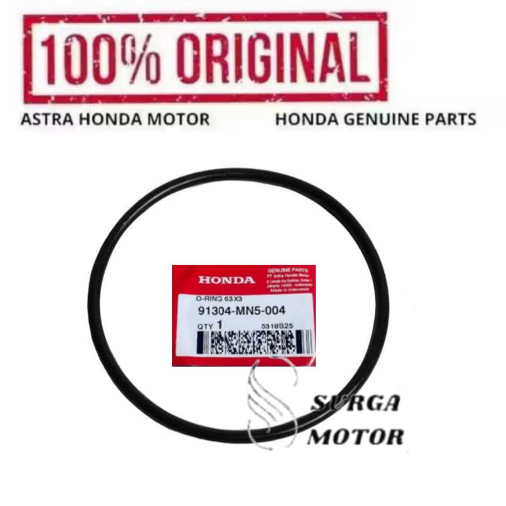 Oring Cover Dynamo Starter O แหวน 63X3 มอเตอร์ Honda Mega Pro Advance Tiger 2000 91304MN5004 91304-M