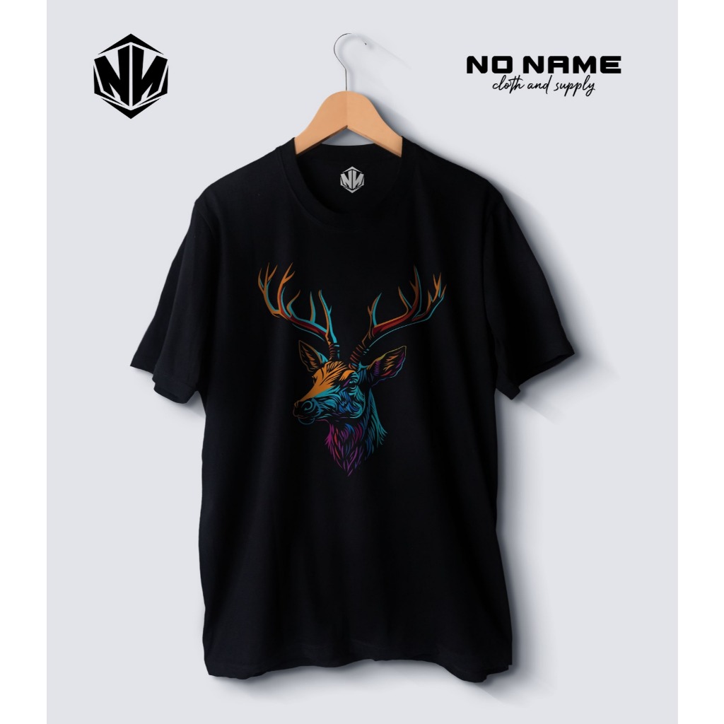 เสื้อยืดหวี 24s พรีเมี่ยม - Deer Neon - NoName