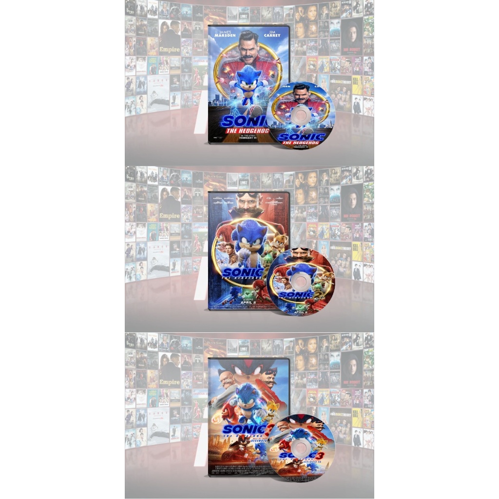 DVD Sonic The Hedgehog Collection (2020)-2024)