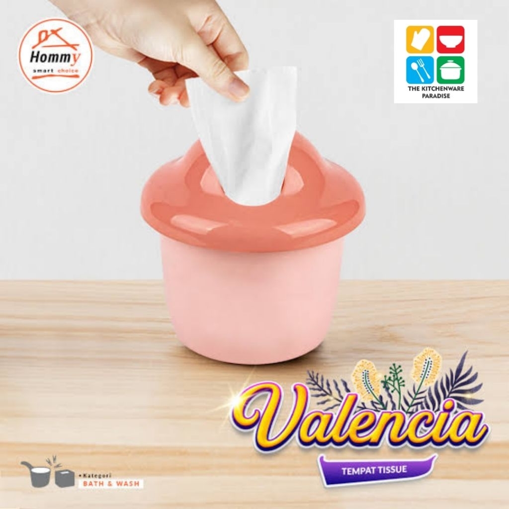 Valencia 5207 hommy ที่ใส่ทิชชู่พลาสติก