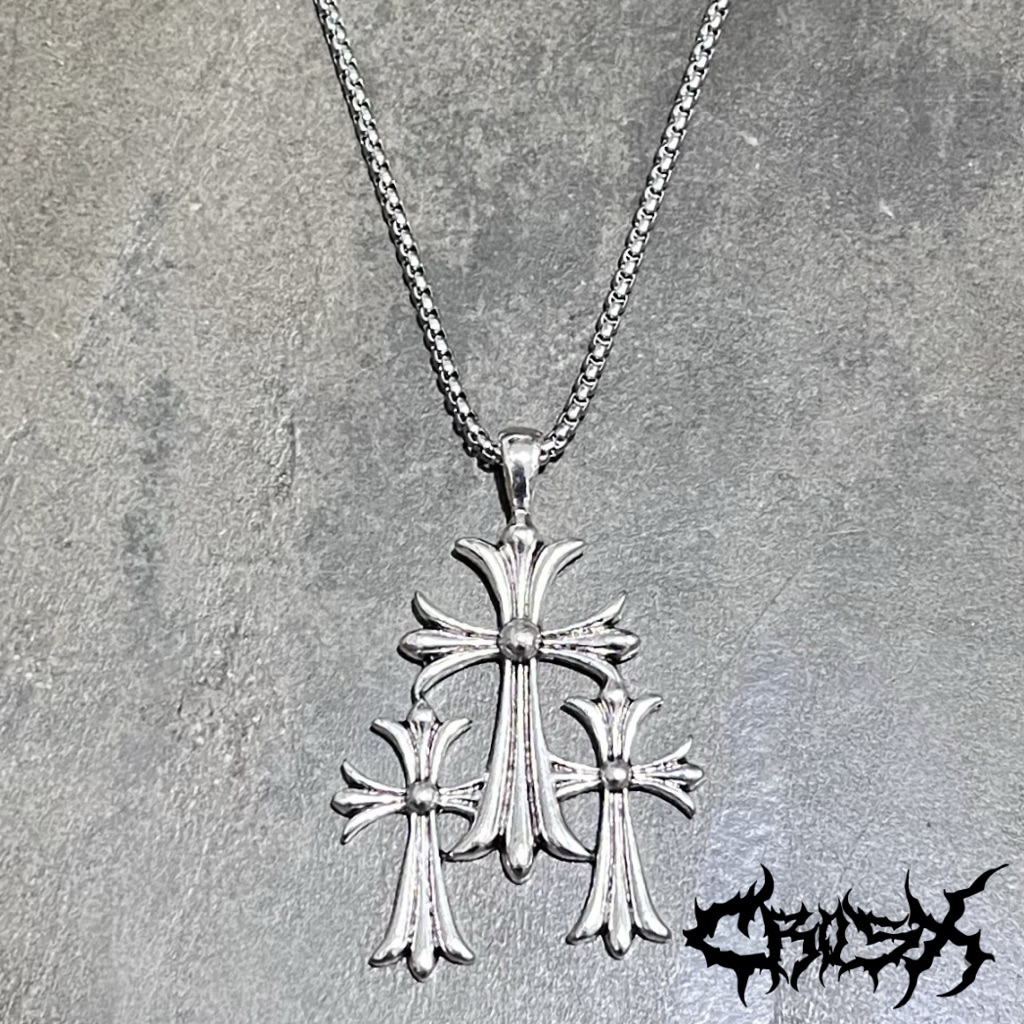 LPA CH สร้อยคอ/STAR CROSS สร้อยคอ STAR สร้อยคอ CROSS สร้อยคอ DOUBLE LAYER สร้อยคอรูปไข่ SQUARE CROSS