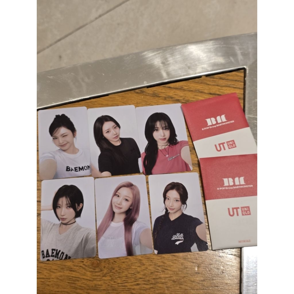 Pc babymonster x uniqlo photocard baemon