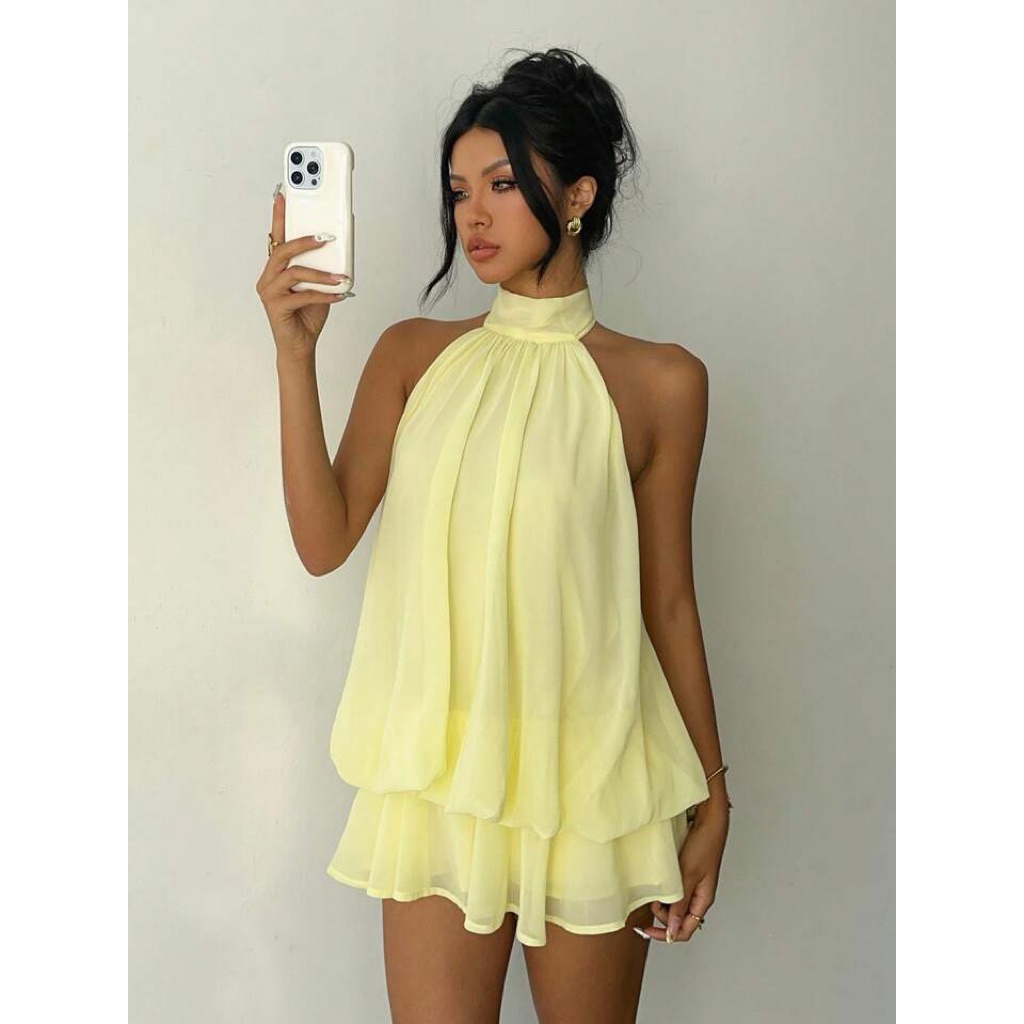 [PRE ORDER] FYF_A0893 - มินิเดรสคล้องคอ