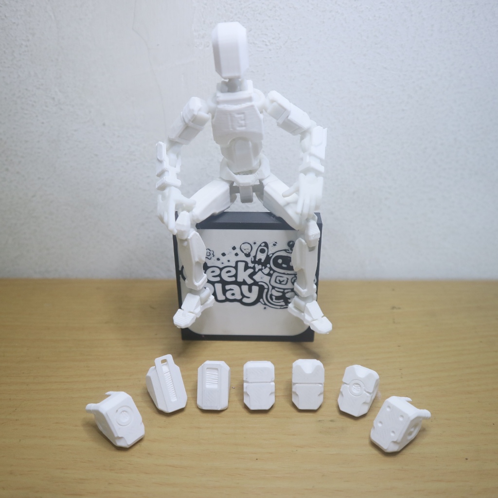 Dummy 13 Head Pack 1 บรรจุ 7 Mecha Heads Robot Figure Head Accessories