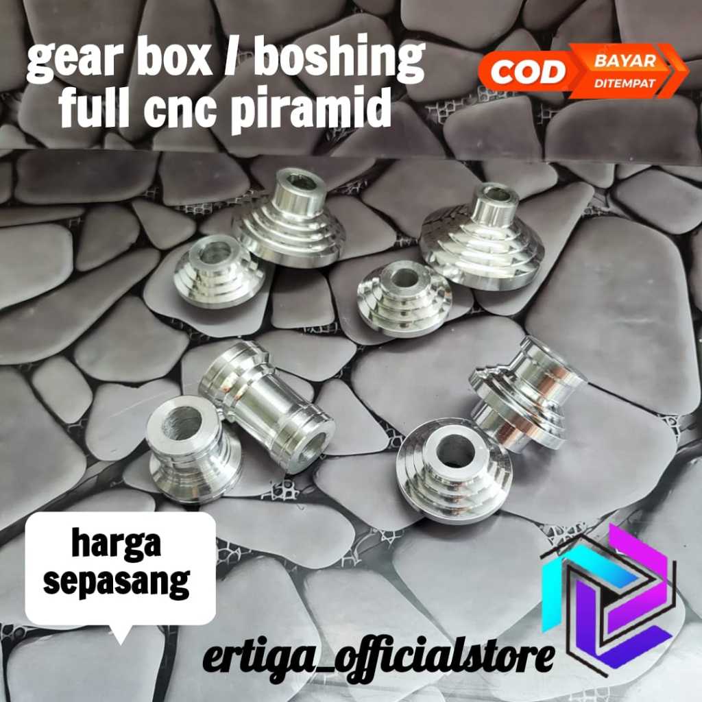 ERTG Gear Box / Bushing Axle Motor Full Cnc Pyramid Model Beat Vario Scoopy Mio Nouvo Etc
