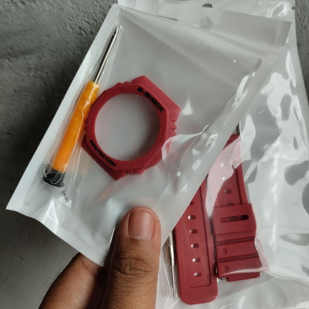 BNB Strap Bezel Red G Shock GA 2100 GA B2100 หลังการขาย