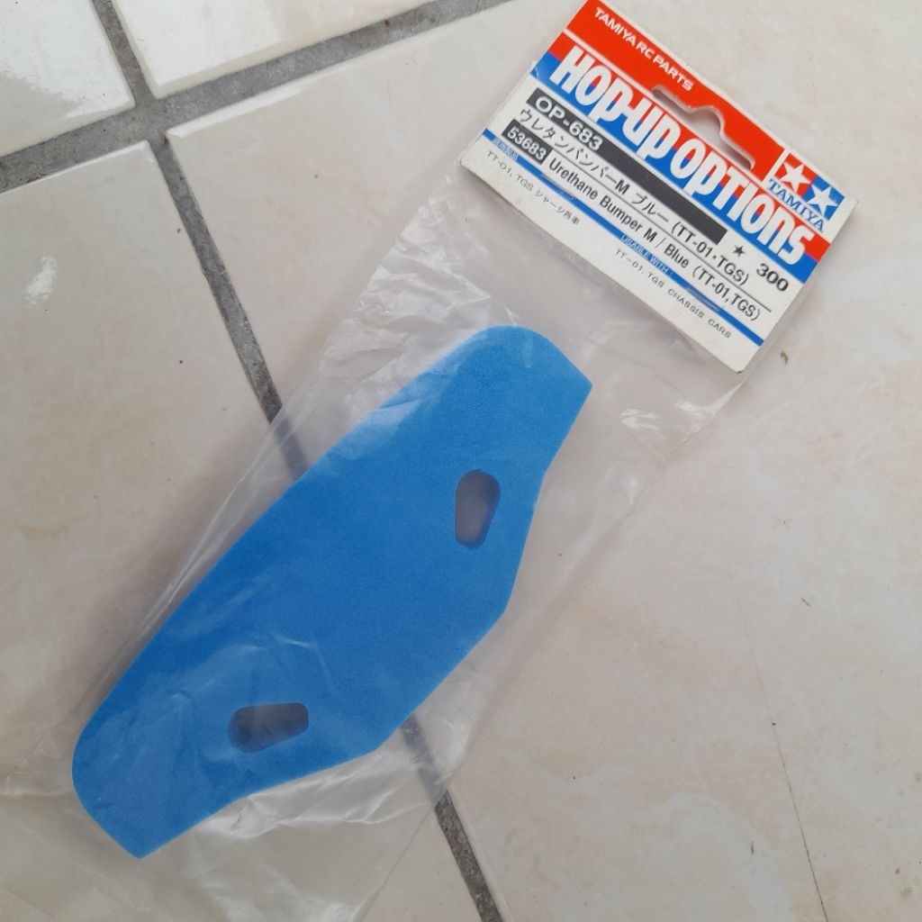 Part tamiya tt-01 tgs กันชนยูรีเทน m/น้ําเงิน