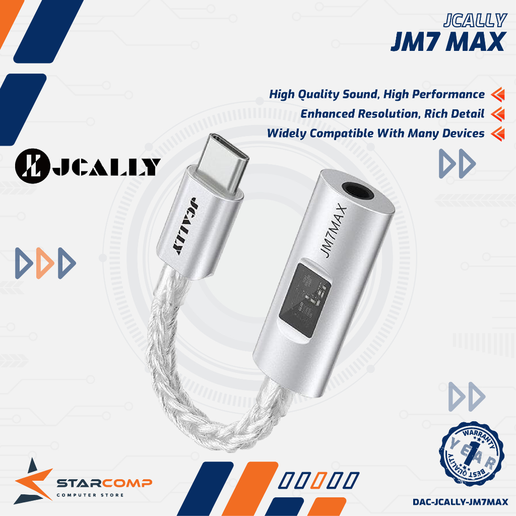 JCALLY JM7 MAX CX3193 + SGM8262 OPAMP ชิป DAC ประเภท C ถึง 3.5 มม. IEM หูฟังอะแดปเตอร์