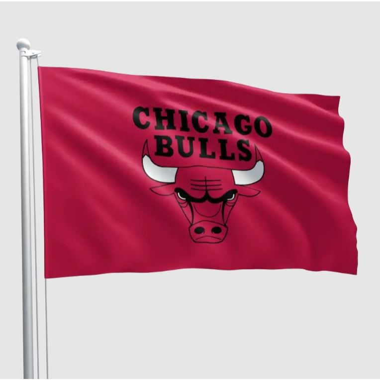 โปสเตอร์ NBA CHICAGO BULLS FLAG โปสเตอร์ NBA CHICAGO BULLS FLAG