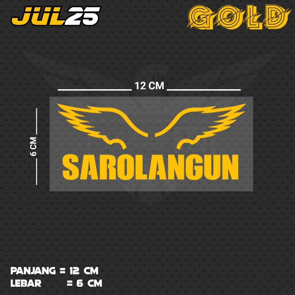 SAROLANGUN / JUL25 JMB สติ๊กเกอร์ตัด