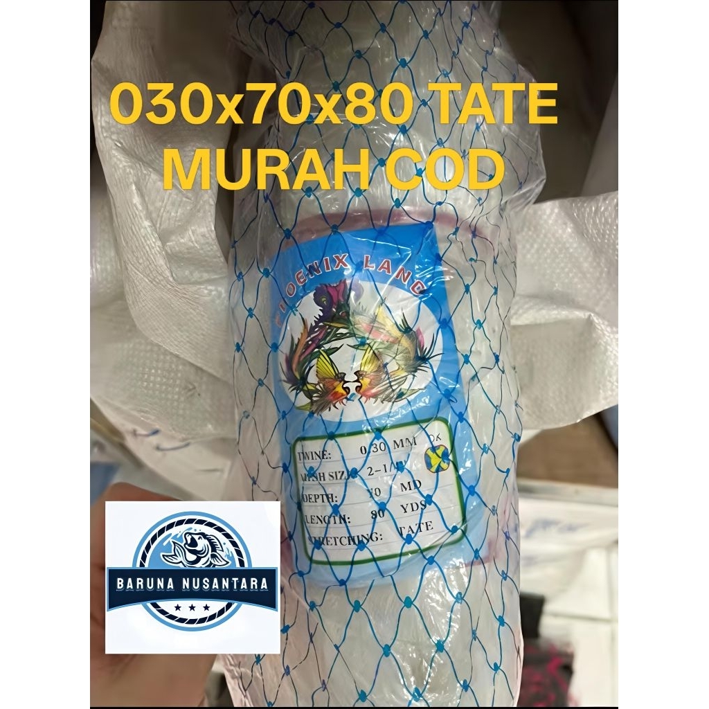 MATA FISHING NET STRING 030 70x80 TATE (EYES) - FISHING NET 030